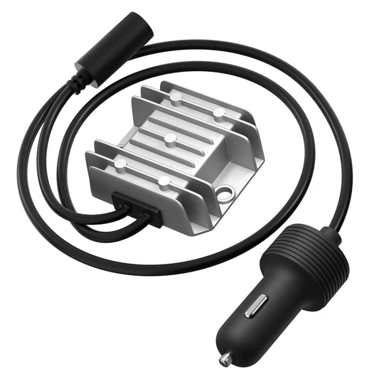 Starlink mini cable car power converter adapter with DC female connector and cigarette lighter plug for RV charging.
