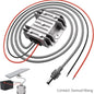 Starlink Mini DC male cable boost converter, waterproof, 12V/24V to 30V, 3.5A car RV power supply adapter, black color.