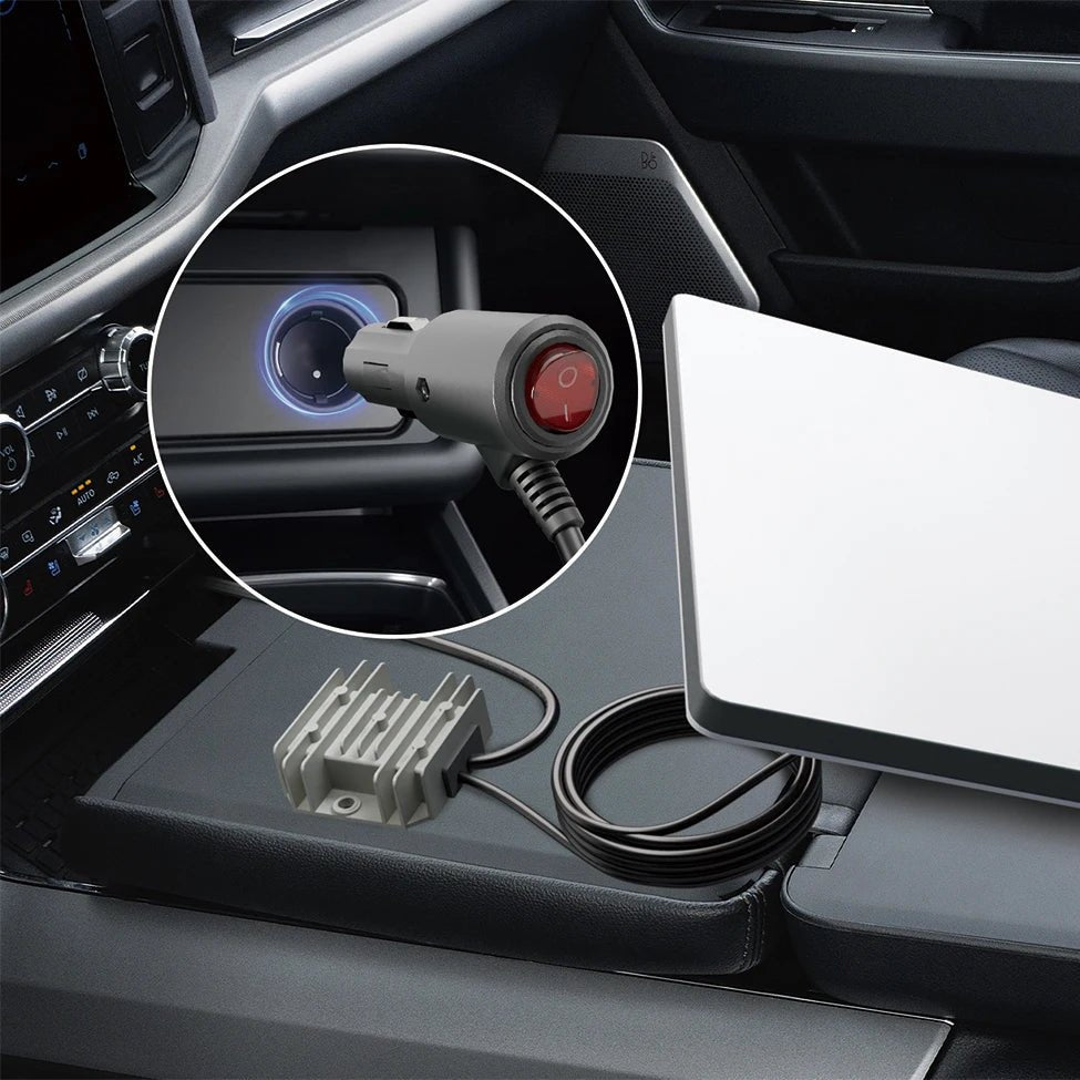 Starlink Mini Car Cigarette Lighter Booster Power Cord by Guangzhou Chuangze Digital Technology Co., Ltd. showing black 2m cable