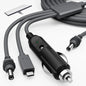 Starlink 3-in-1 100W USB-C DC car power cable for Starlink Mini, suitable for RVs, boats, and vehicles, in black.