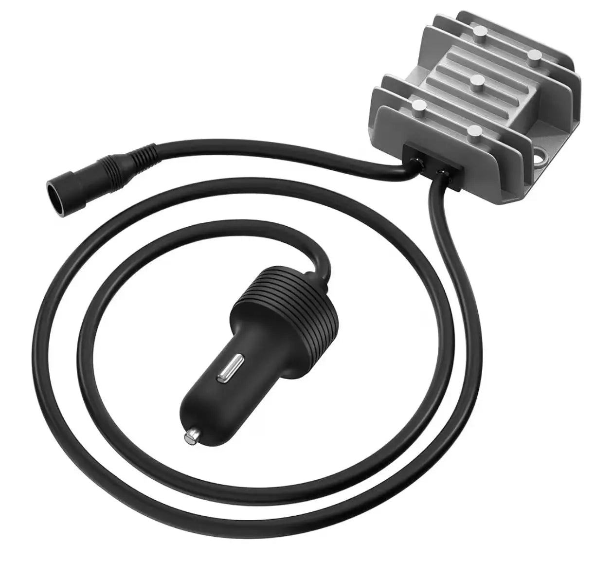 Starlink Mini Car Charger Adapter for RV, truck, boat, outdoor travel, 12V-24V cigarette lighter DC to DC converter, black, 3M length.