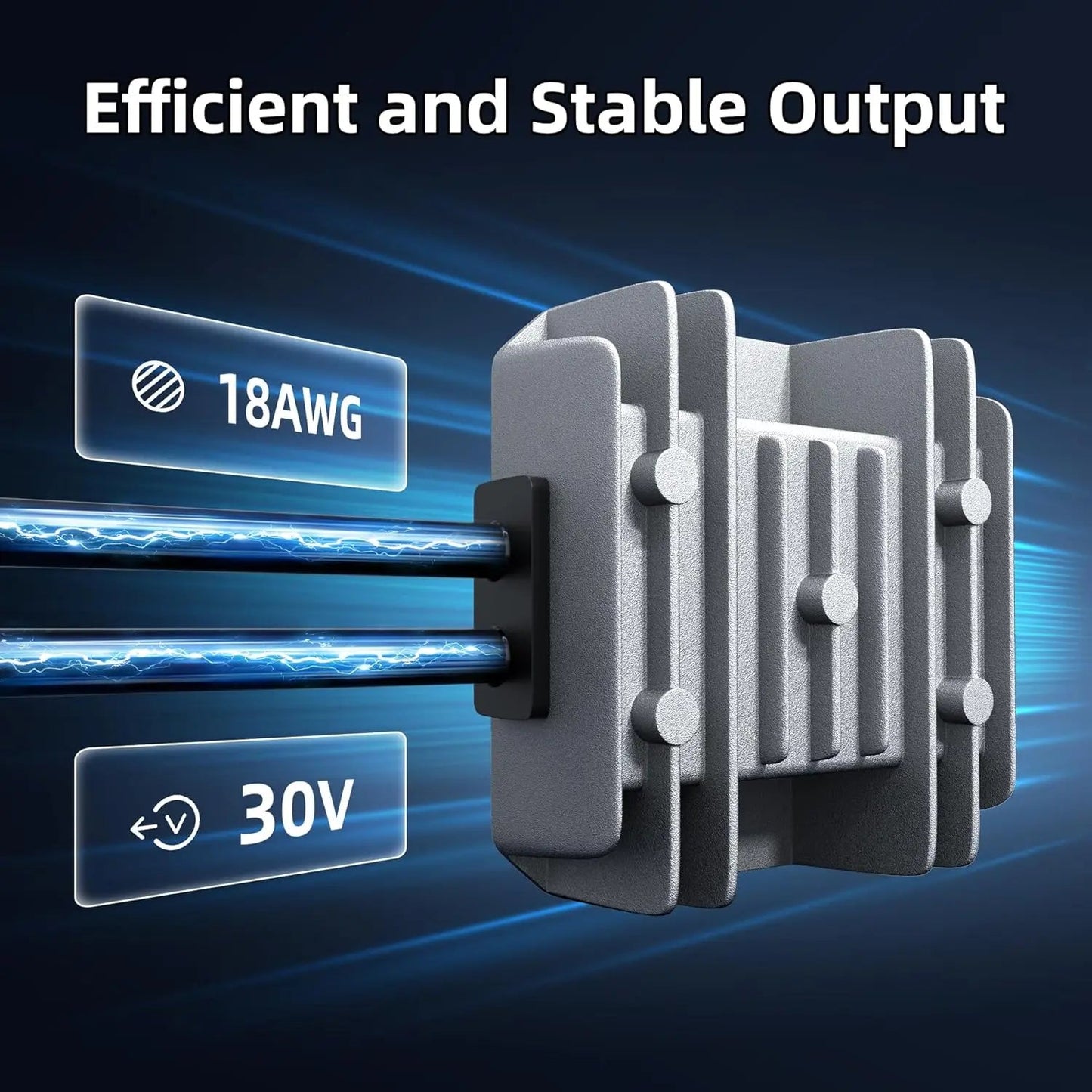 Starlink Mini Car Charger Adapter by Guangzhou Chuangze Digital, 12V-24V DC converter for RVs, trucks, boats, outdoor travel, 3M cable.