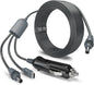 Starlink 3-in-1 car charger cable for Gen3 and Mini, waterproof USB-C power cord with cigarette lighter plug, black, 5 meters long