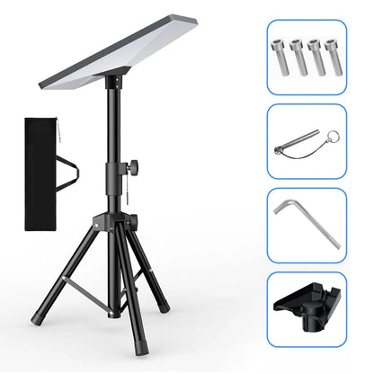Starlink Gen 3 mount with adjustable tripod stand and adapter, suitable for outdoor camping RV setups, by Guangzhou Chuangze Digital Technology.