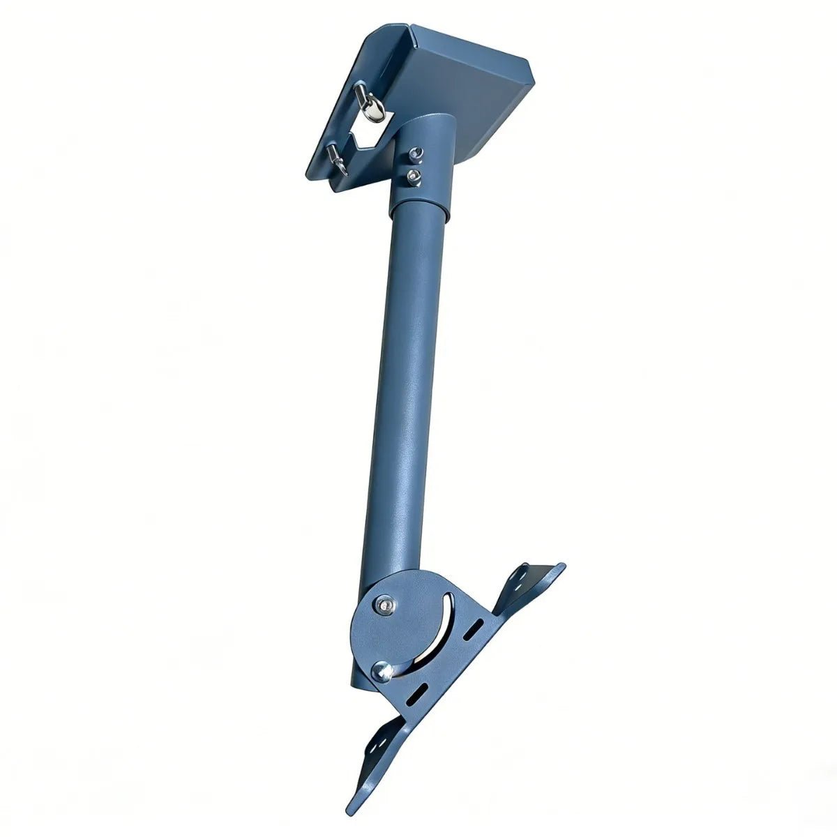 Starlink Gen3 V3 adjustable straight pipe wall mount bracket kit in black, made of carbon steel for outdoor and marine use.