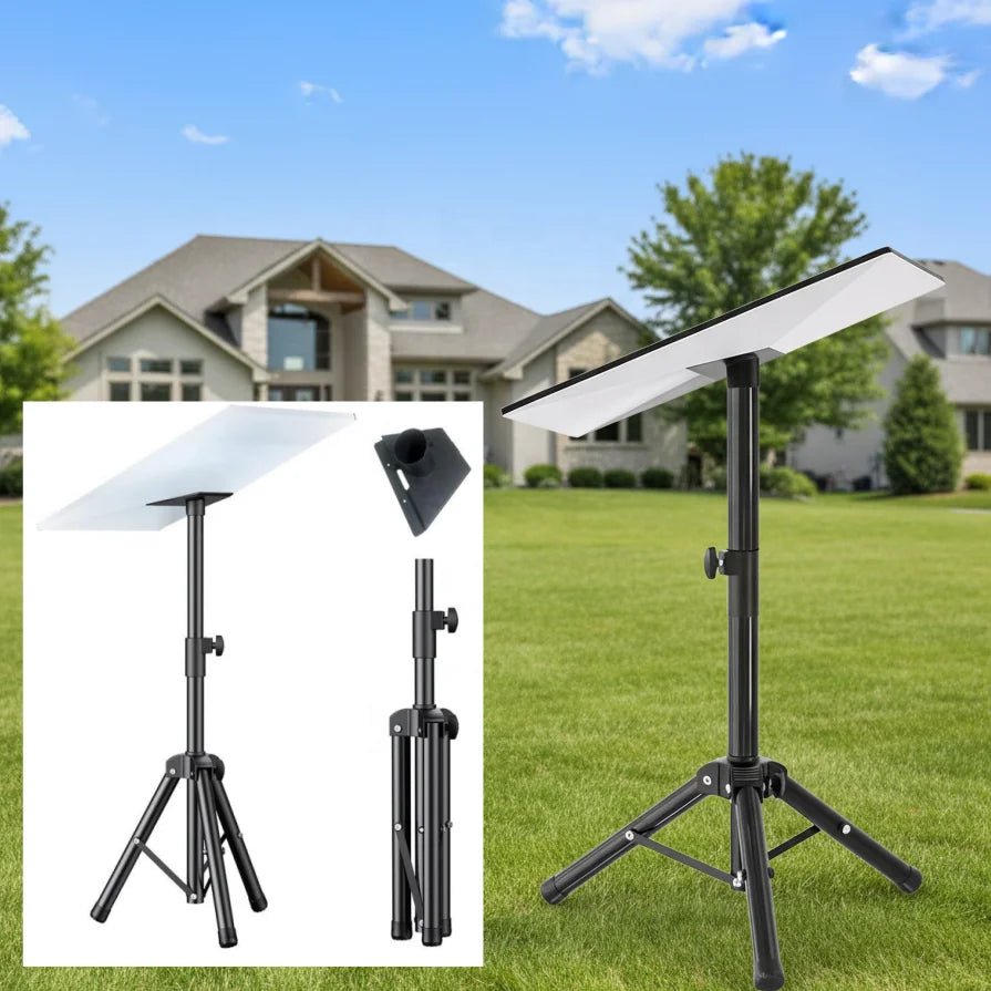 Black anodized aluminum Starlink Gen 2 and 3 roof wall mount bracket kit with pipe adapter, rust-proof outdoor compatible by Guangzhou Chuangze