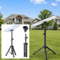 Black anodized aluminum Starlink Gen 2 and 3 roof wall mount bracket kit with pipe adapter, rust-proof outdoor compatible by Guangzhou Chuangze