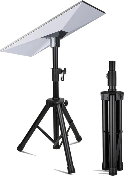 Black anodized aluminum Starlink Gen 2 and 3 roof wall mount bracket kit with pipe adapter, rust-proof, outdoor compatible.