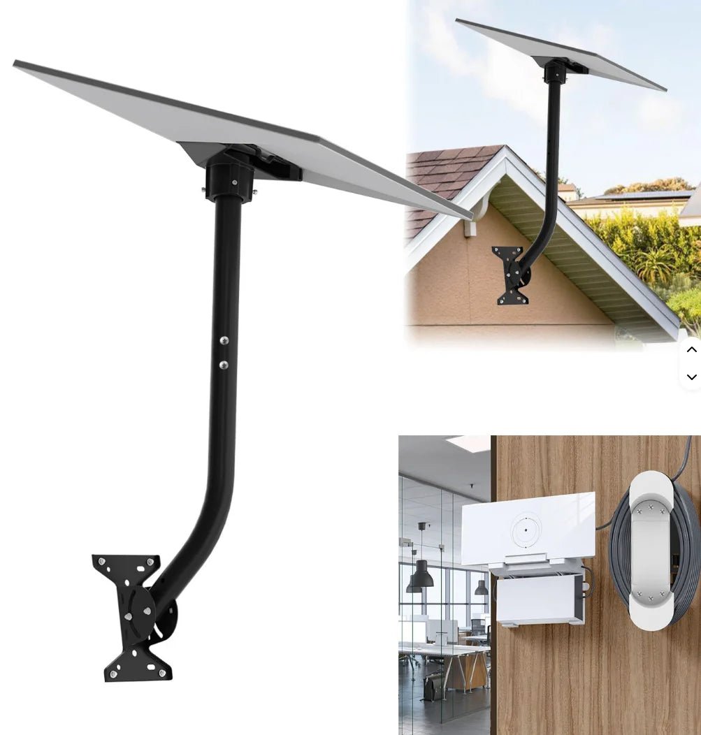 Extended adjustable Starlink Gen 3 mounting kit with pipe adapter for V3 Starlink dish, compatible with Guangzhou Chuangze Digital Technology.