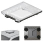 Starlink Mini Magnetic Car Roof Bracket with transparent waterproof protective cover, no drill mount kit, white, durable and weatherproof.