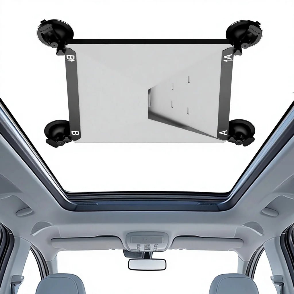 Starlink mini shock mount stand made of durable ABS plastic with adjustable height for secure mounting in cars and RVs.