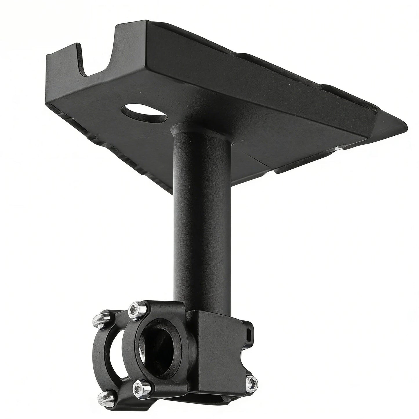 Metal alloy Starlink Gen 3 roof mount kit with adjustable pipe adapter for standard V3 dish, outdoor RV installation.