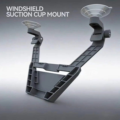 Starlink vehicle roof mount with premium triangular suction cup base, multi-angle swivel bracket for secure heavy-duty installation