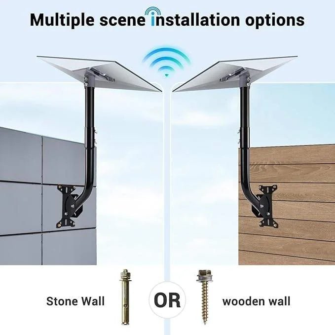 Starlink Gen 3 outdoor adjustable pole adapter and mounting bracket for wall or roof installation by Guangzhou Chuangze Digital Technology.