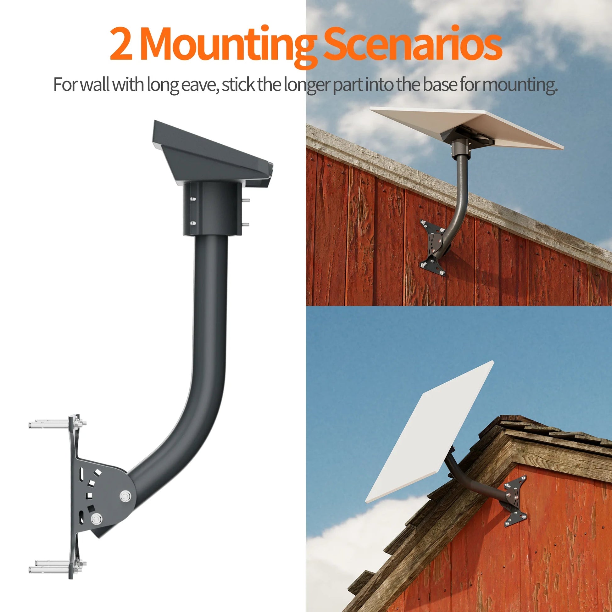 Starlink Gen 3 accessories pole adapter and adjustable outdoor mounting bracket by Guangzhou Chuangze Digital Technology.