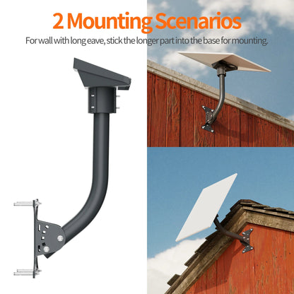 Starlink Gen 3 accessories pole adapter and adjustable outdoor mounting bracket by Guangzhou Chuangze Digital Technology.