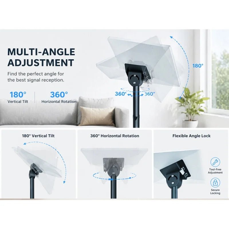 Starlink Gen 3 standard dish telescopic elbow support bracket for wall or roof mount, heavy-duty outdoor pipe adapter, adjustable.