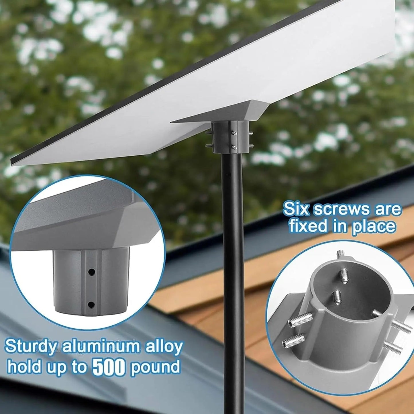Starlink Gen 3 V3 aluminum alloy roof mount kit with adjustable weatherproof pole bracket for outdoor satellite dish installation
