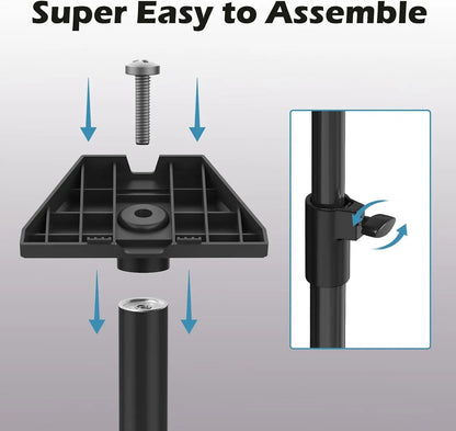 Starlink Gen 3 V4 foldable tripod stand made of aluminum alloy, height adjustable, ideal for outdoor camping and hiking.