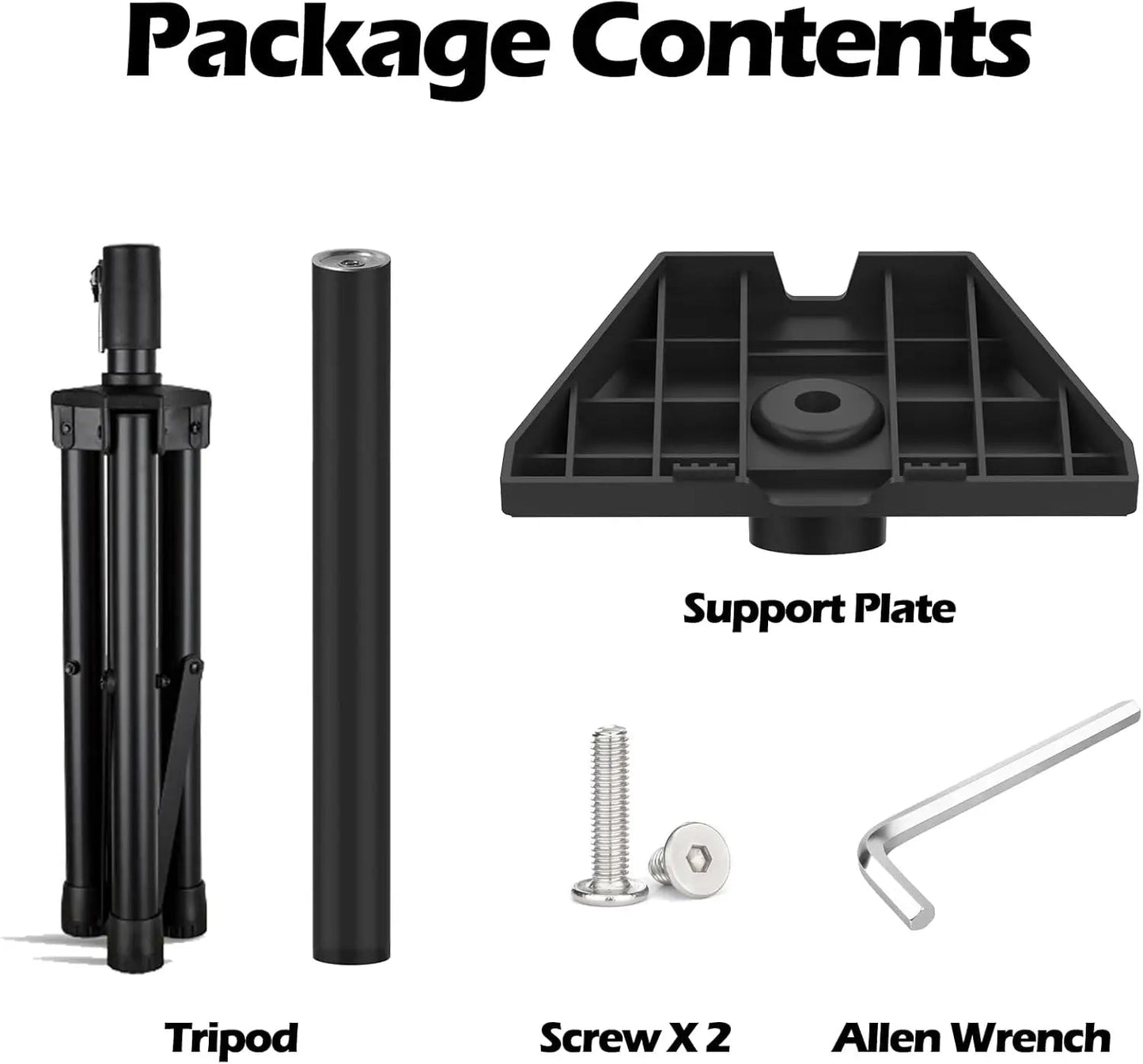 Starlink Gen 3 V4 tripod foldable stand mount kit with adjustable height and aluminum alloy support for outdoor camping and hiking.