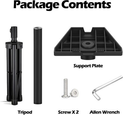 Starlink Gen 3 V4 tripod foldable stand mount kit with adjustable height and aluminum alloy support for outdoor camping and hiking.