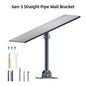 Starlink Gen3 pipe and pole wall mount kit with adjustable bracket for outdoor roof antenna installation, durable and easy to install.