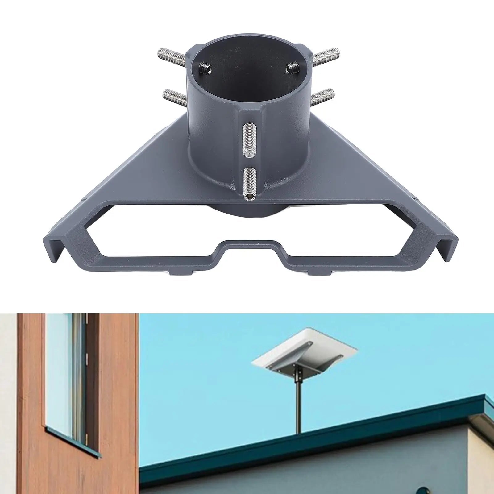 Starlink Gen3 V4 base mount stand replacement for stable ground support of Starlink Gen 3 standard actuated dish, Guangzhou Chuangze.