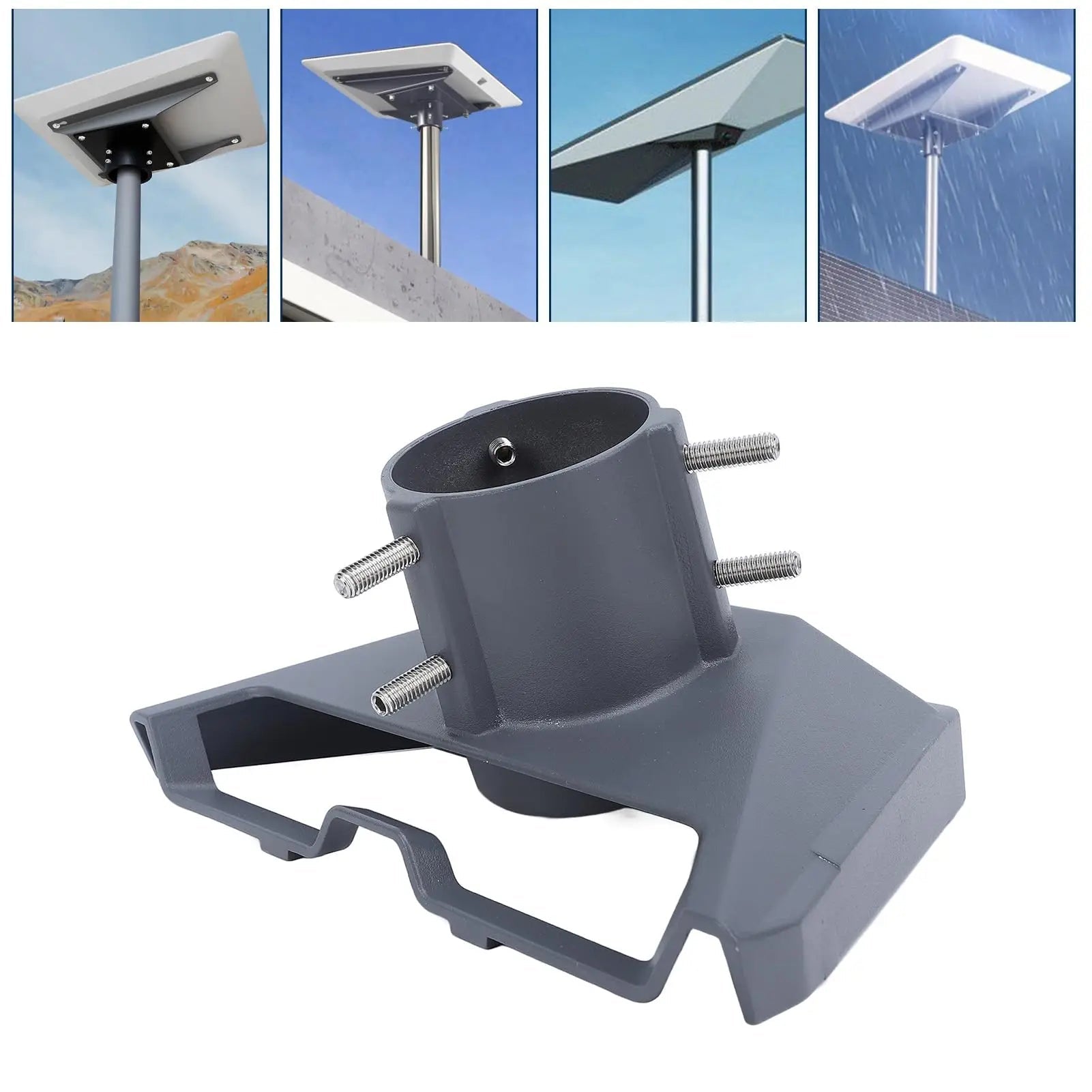 Starlink Gen3 V4 base mount stand replacement for stable ground setup of Starlink Gen 3 standard dish, by Guangzhou Chuangze Digital.