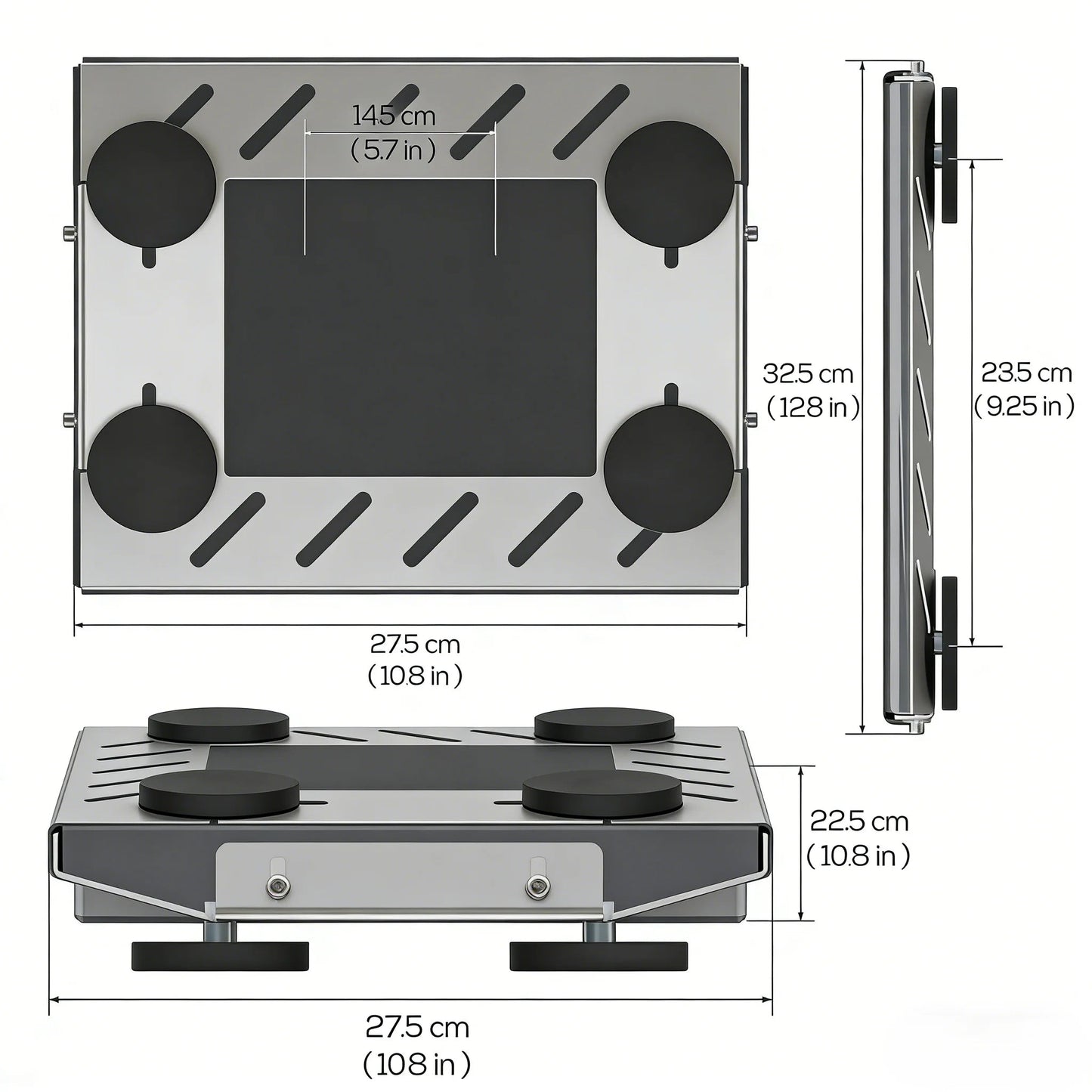 Starlink Mini Mount Kit with magnetic, tool-free design for RVs, boats, trucks, yachts, and vehicles, featuring suction cup base.