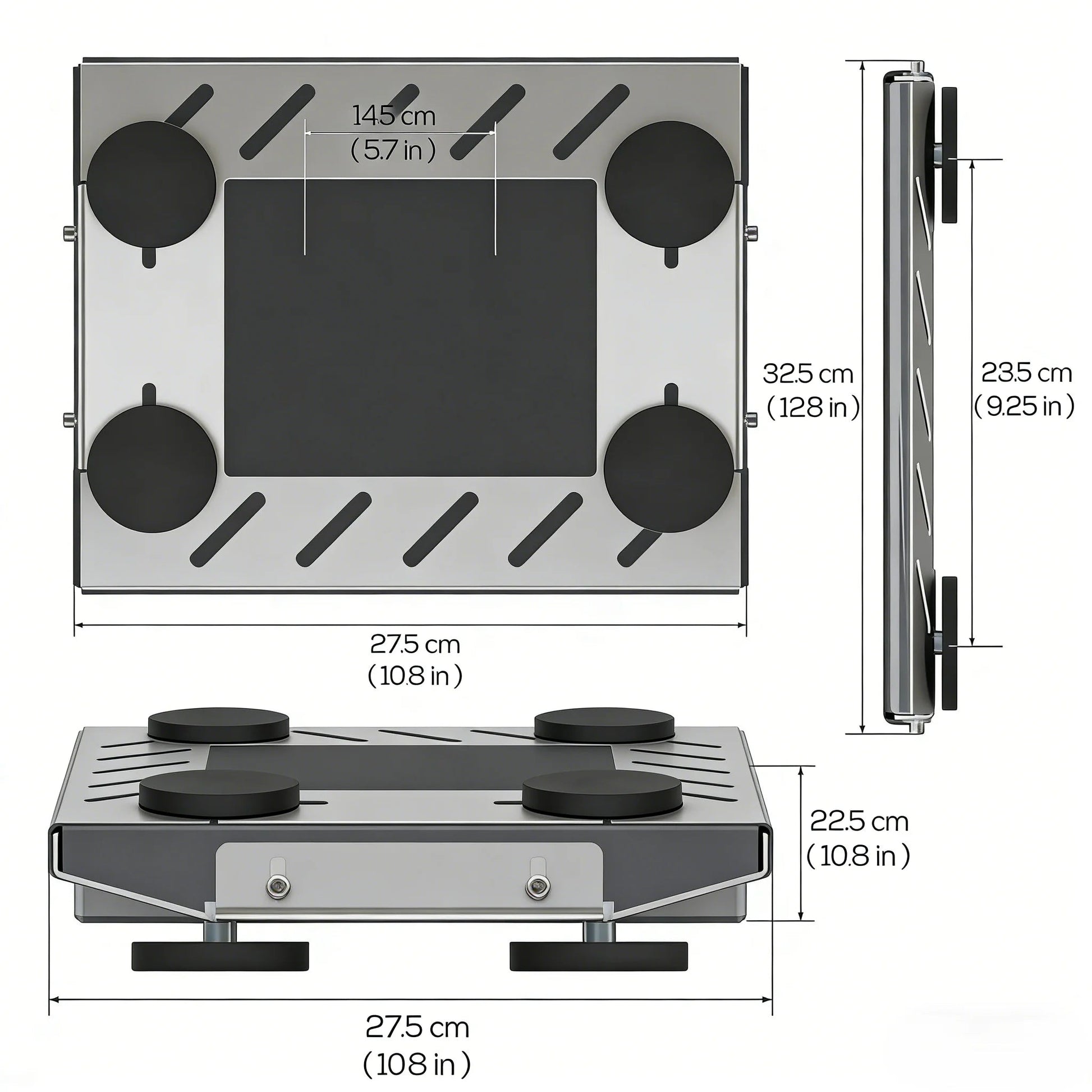 Starlink Mini Mount Kit with magnetic, tool-free design for RVs, boats, trucks, yachts, and vehicles, featuring suction cup base.