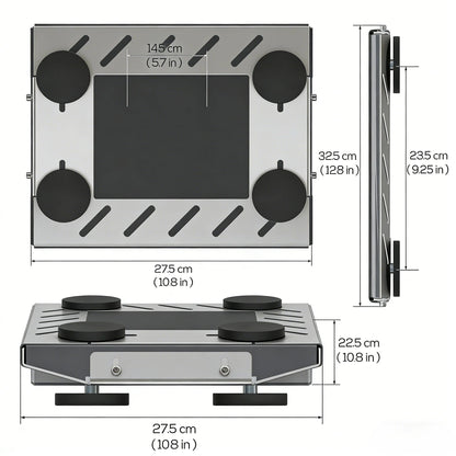 Starlink Mini Mount Kit with magnetic, tool-free design for RVs, boats, trucks, yachts, and vehicles, featuring suction cup base.