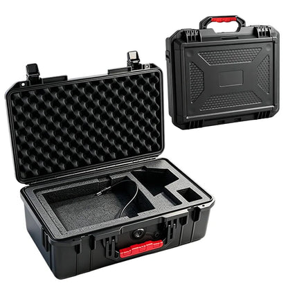 Starlink Mini portable travel storage case with waterproof, shockproof design and custom foam insert for outdoor camping and RV use