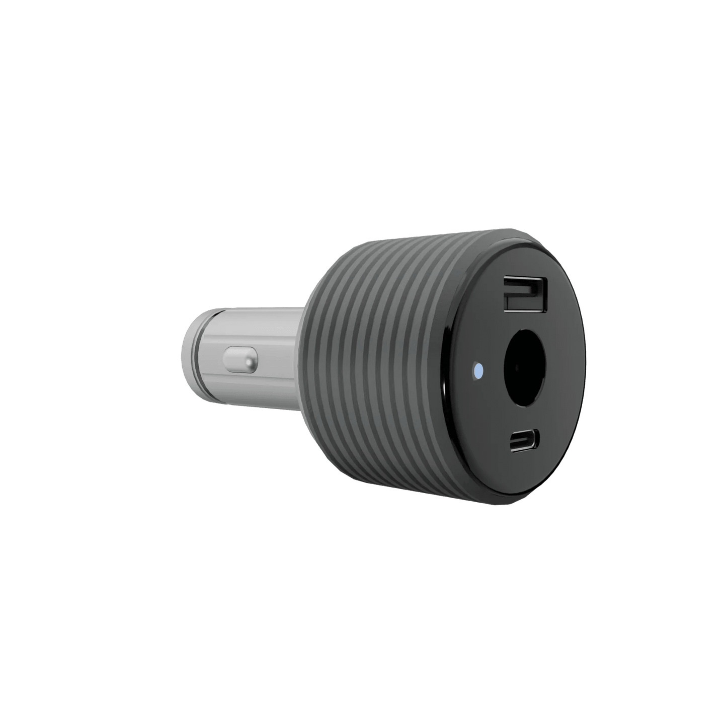 Starlink 3-in-1 Mini Car Adapter with USB, cigarette lighter plug, and built-in boost converter for fast charging in vehicles