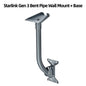 Starlink Gen 3 roof mount kit with adjustable pipe adapter, compatible with Guangzhou Chuangze Digital Technology Starlink system.