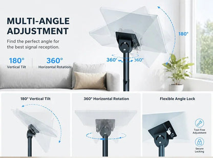 Starlink telescopic bent pipe bracket mount for Gen3 V4 and 4X, heavy-duty adjustable angle roof wall mount by Guangzhou Chuangze.
