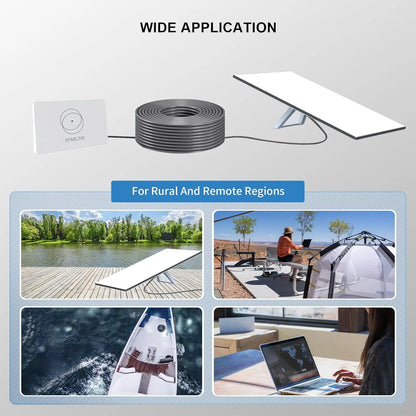 Starlink Gen3 cable by Guangzhou Chuangze Digital, 23m/75ft PVC jacket satellite internet cable with RJ45 connectors.
