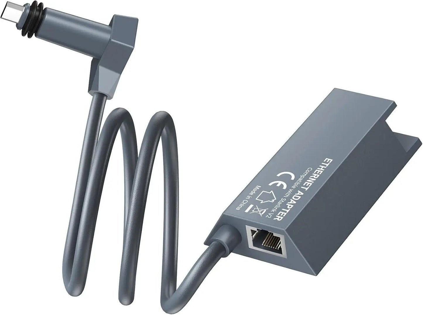 Starlink External Ethernet Adapter V2 Gen 2 by Guangzhou Chuangze Digital converts RJ45 Gigabit Ethernet to mesh WiFi for desktop use