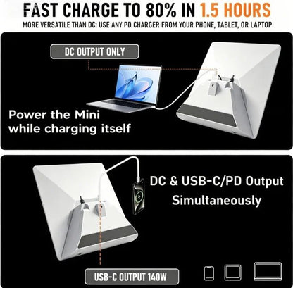 Starlink Mini Battery Pack by Guangzhou Chuangze Digital Technology, 60,000mAh high-capacity outdoor power bank with charging port.