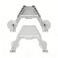 Starlink Mini Dish antenna with ABS suction mount bracket, portable and durable, designed for RVs, cars, and windshield installation.