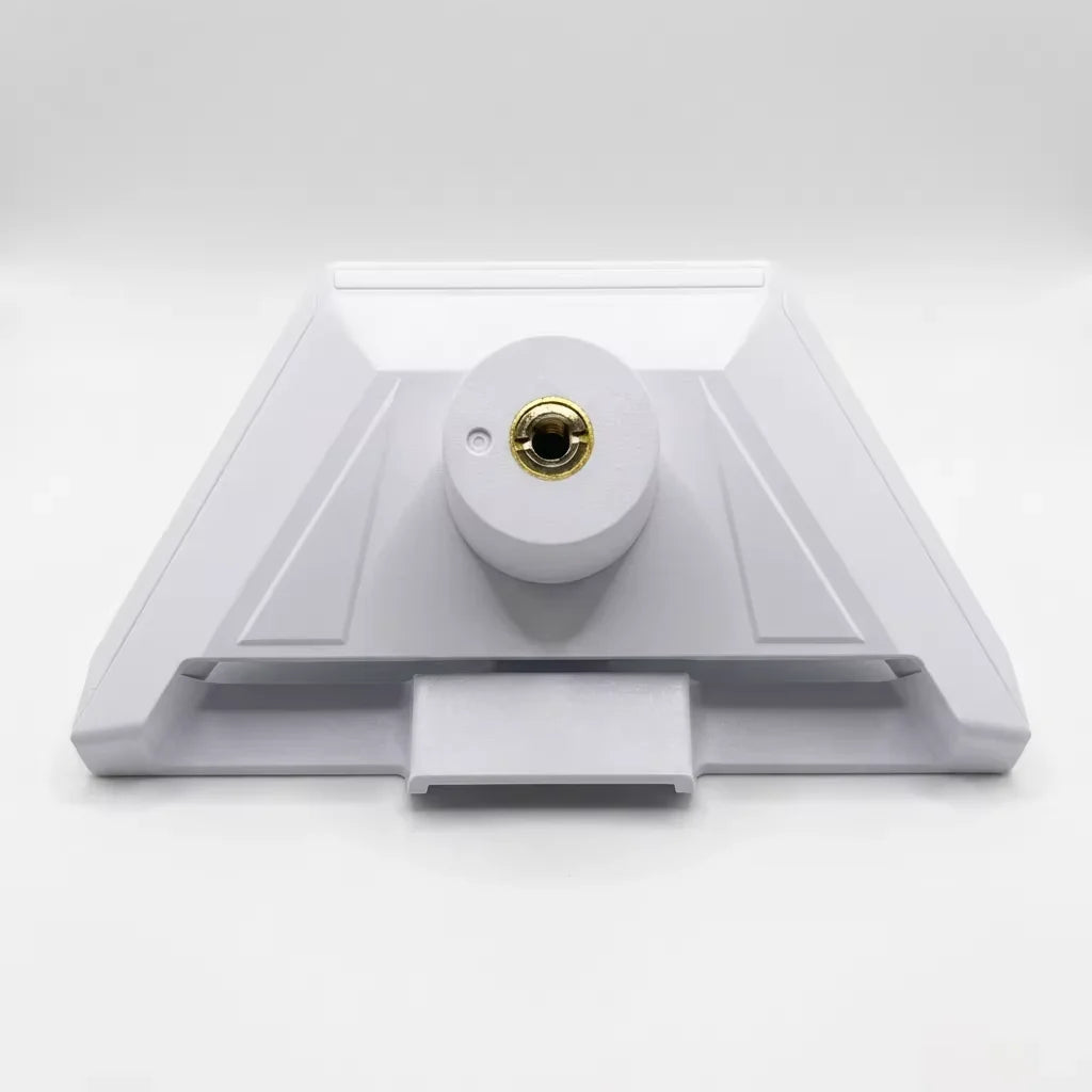 Starlink Mini Mount Adapter with ABS base and metal thread for stable fixing on RV or boat rooftop flat surfaces.