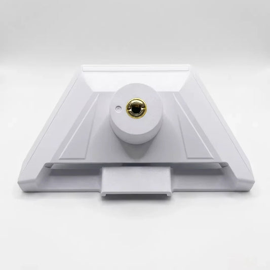 Starlink Mini Mount Adapter with ABS base and metal thread for stable fixing on RV or boat rooftop flat surfaces.