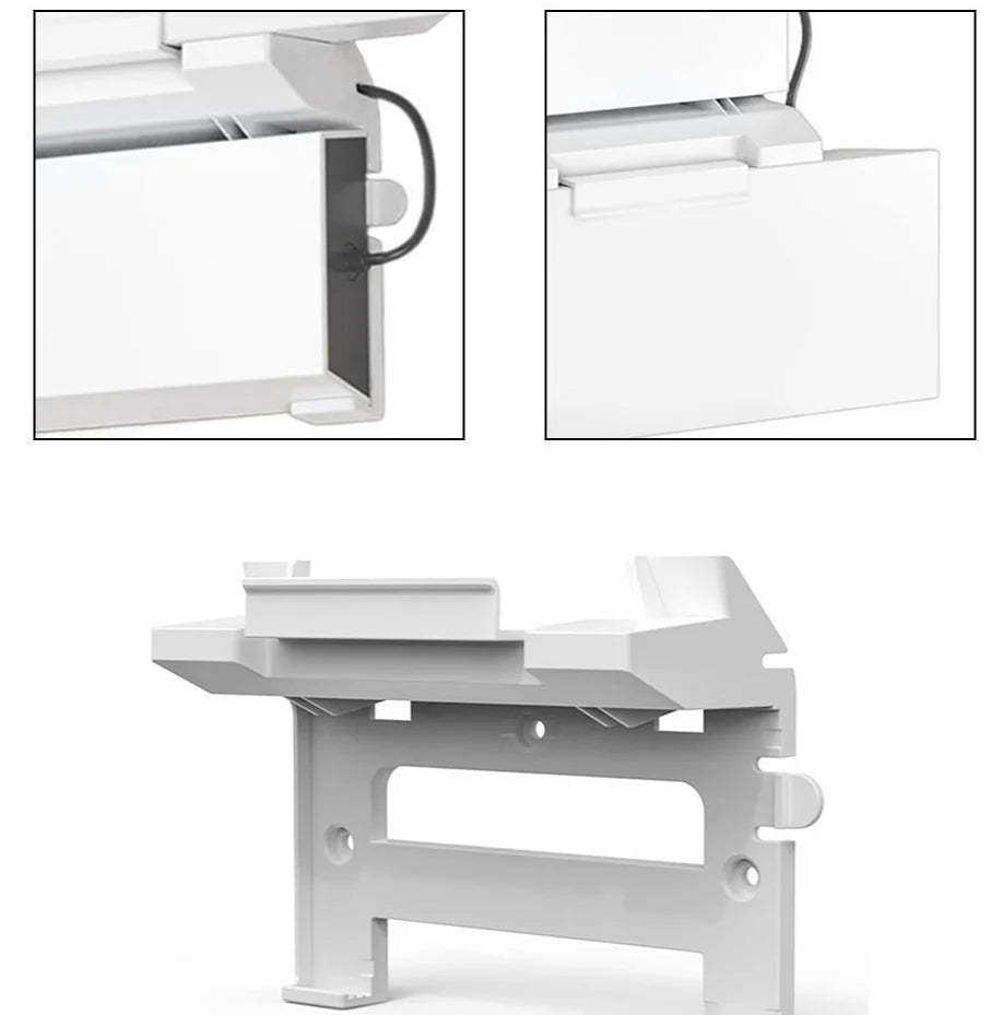 Starlink Standard V3 Mesh Router complete kit with wall mount and snap-in installation, white color, for Gen3 routers.