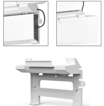 Starlink Standard V3 Mesh Router complete kit with wall mount and snap-in installation, white color, for Gen3 routers.