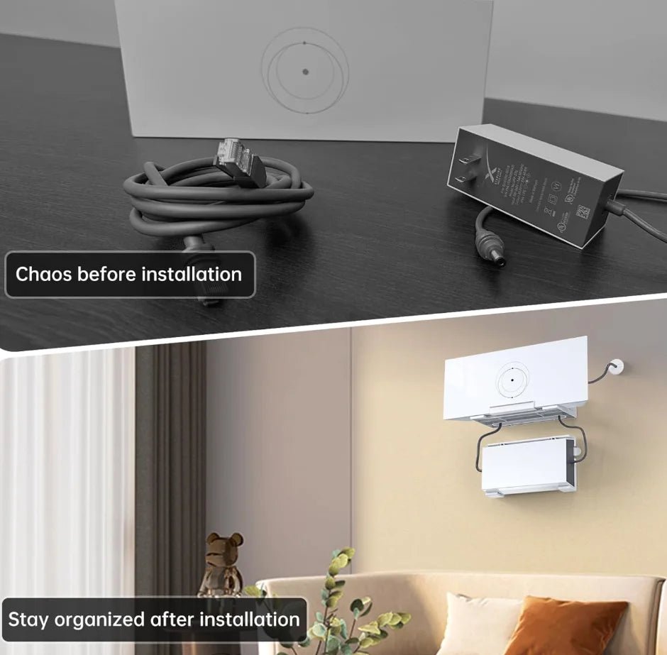 Starlink Standard V3 Mesh Router kit with wall mount and easy snap-in installation for Gen3 routers, by Guangzhou Chuangze Digital Technology.
