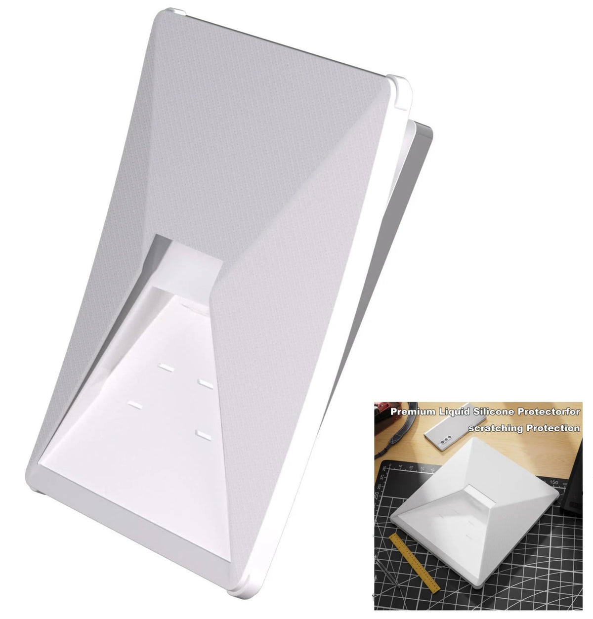 Starlink Mini durable liquid silicone cover by Guangzhou Chuangze Digital, waterproof, lightweight, non-slip, full protective shell.