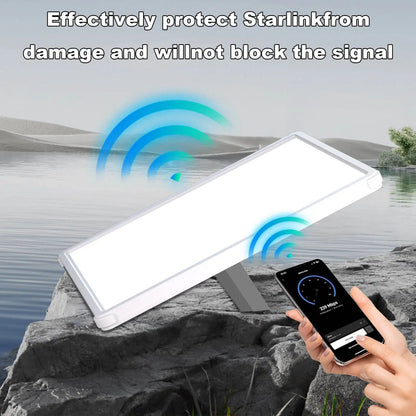 Starlink Mini durable liquid silicone cover by Guangzhou Chuangze Digital offers waterproof, lightweight, non-slip full protection.