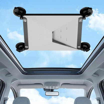 Starlink Mini Car Suction Cup Mount with strong suction for RVs, boats, sunroofs, and windows satellite signal boosting.