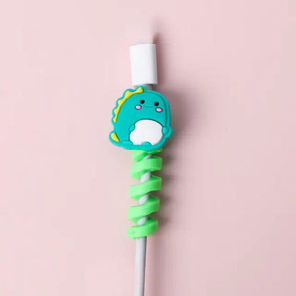 Cartoon Spiral USB Cable Protector and Organizer Bobbin