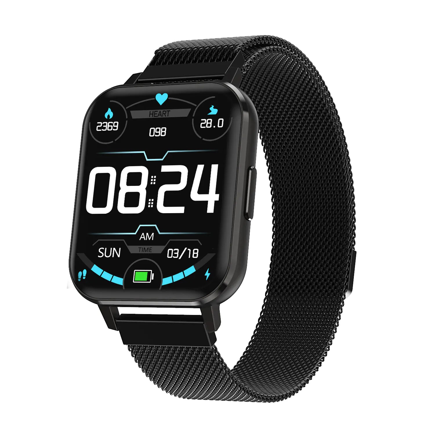 Waterproof Slim Smart Watch with Multi-Sport Mode