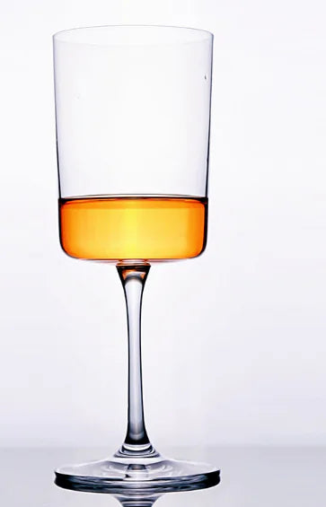 Burgundy Crystal Glass Wine Goblet - Wholesale Style